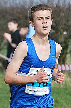 Elliot Kelly in action at Prudhoe