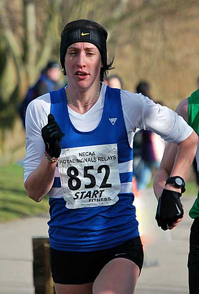 Laura Weightman at the Signals Relays on Saturday