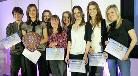 Morpeth Harriers Senior Womens Road 
and Cross Country squad at Castle Morpeth Sports Council Awards on Friday 20th March