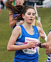 Hannah Rank in action at Leeds on Saturday