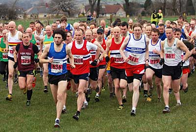 Senior Mens race at Prudhoe