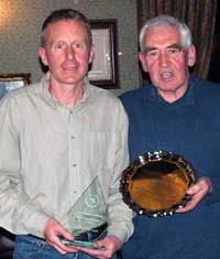 Paul Waterston receives his award at Thursdays presentation