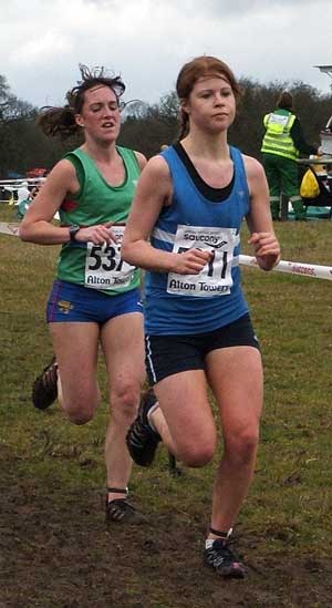 Sarah-Graham in action at Alton Towers on 
Saturday