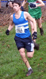 Alistair Douglass in action at Heaton Park on Saturday