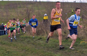 Under 13 Boys race at Herrington Park